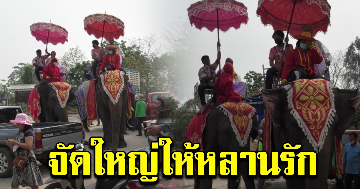 คุณยาย จัดงานบวชให้หลาน