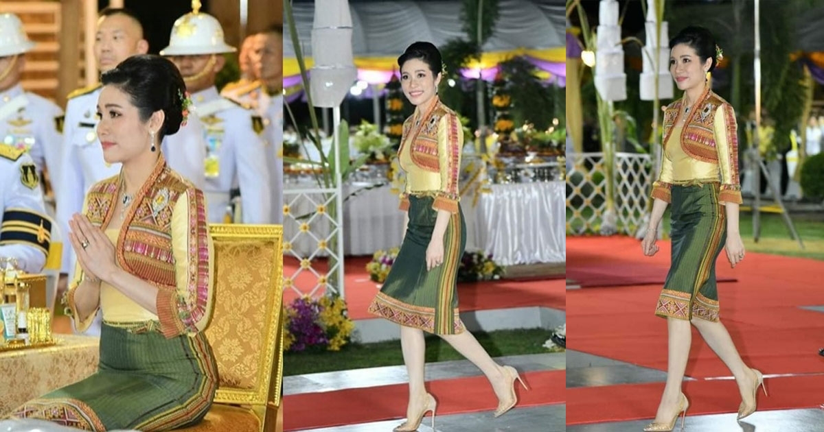 เผยความหมาย เจ้าคุณพระ สวมชุดผ้าทอหาดเสี้ยว