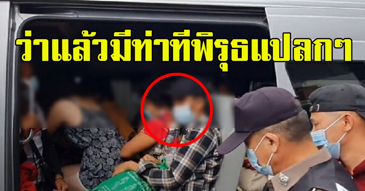 เจอรถตู้ 2 คัน มีท่าทีพิรุธรีบขอตรวจ ต่างด้าวอัดกันมาได้ไง 42 คน