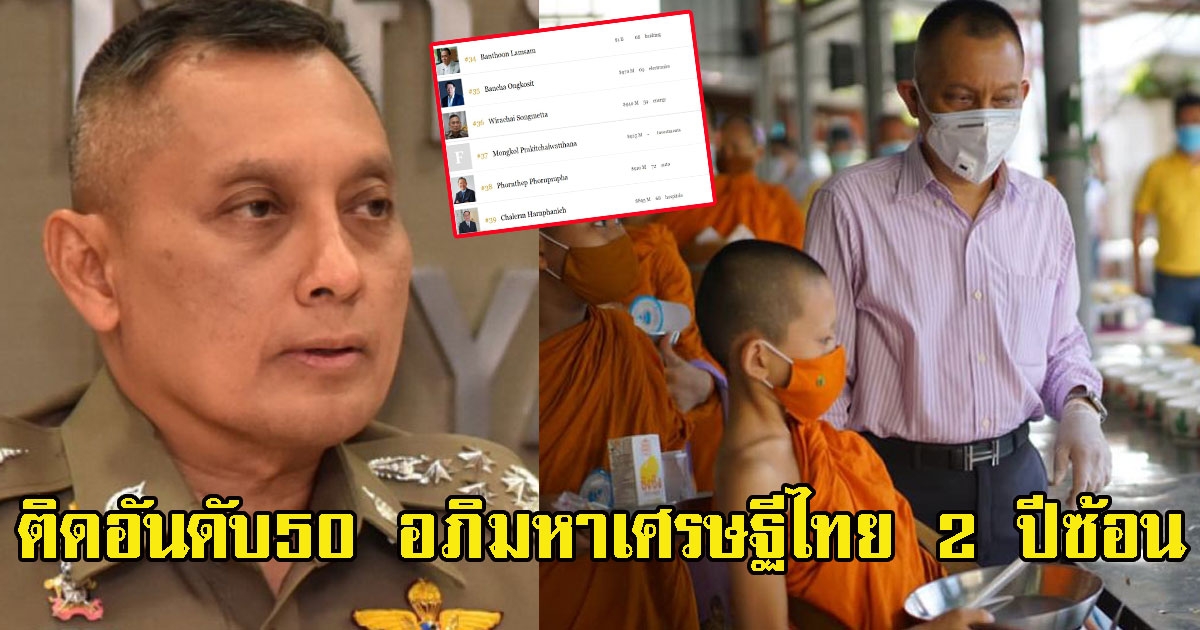 เปิดประวัติ วิระชัย ตำรวจหมื่นล้าน ติดอันดับ50 อภิมหาเศรษฐีไทย 2 ปีซ้อน