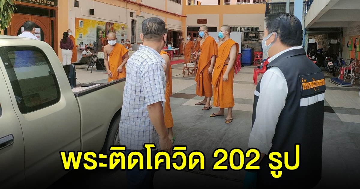 เร่งช่วย พระ-สามเณร หลังติด cv-19 เกือบยกวัด 202 รูป
