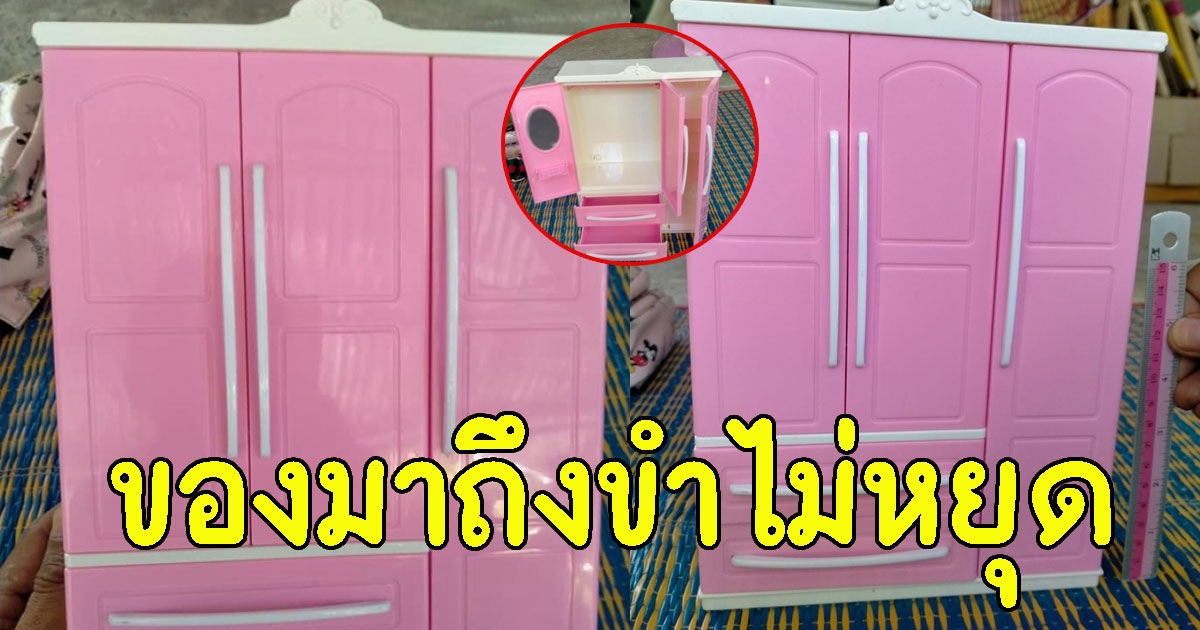 สาวสั่งตู้เสื้อผ้า