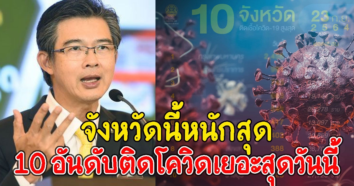 10 อันดับจังหวัด