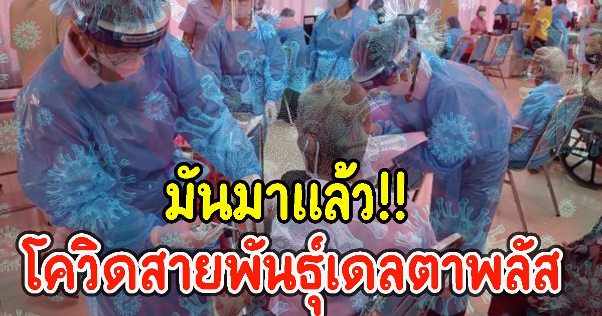 องค์การอนามัยโลก จับตา CVสายพันธุ์เดลตาพลัส