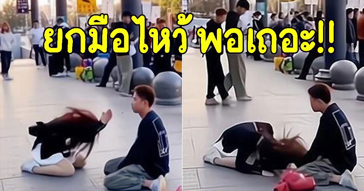 หนุ่มสารภาพรัก ตามตื๊อมานาน 5 ปี สาวอ้อนวอนยกมือไหว้