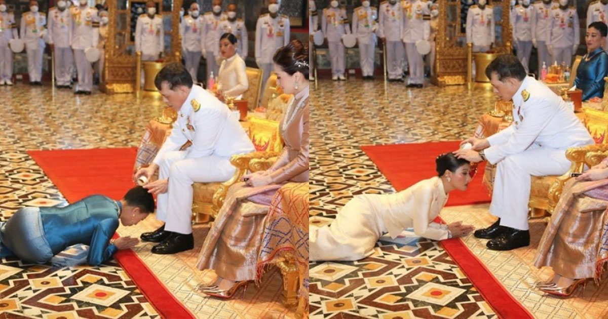 ในหลวง พระราชทานน้ำพระมหาสังข์เพชรน้อย แก่พระราชธิดา