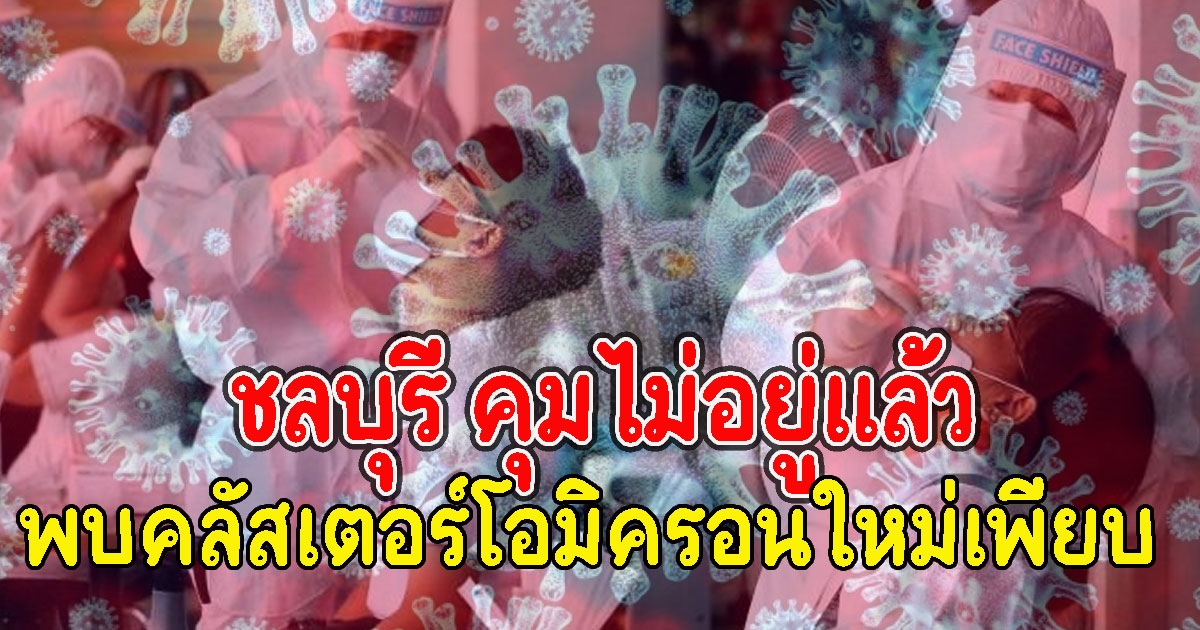 ด่วน ชลบุรี พบคลัสเตอร์โอมิครอนใหม่เพียบ พุ่ง 1,342 ราย