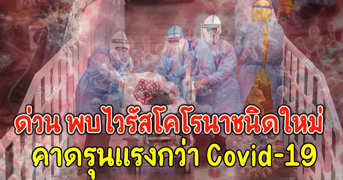 ด่วน พบไวรัสโคโรนาชนิดใหม่ คาดรุนแรงกว่า Covid-19