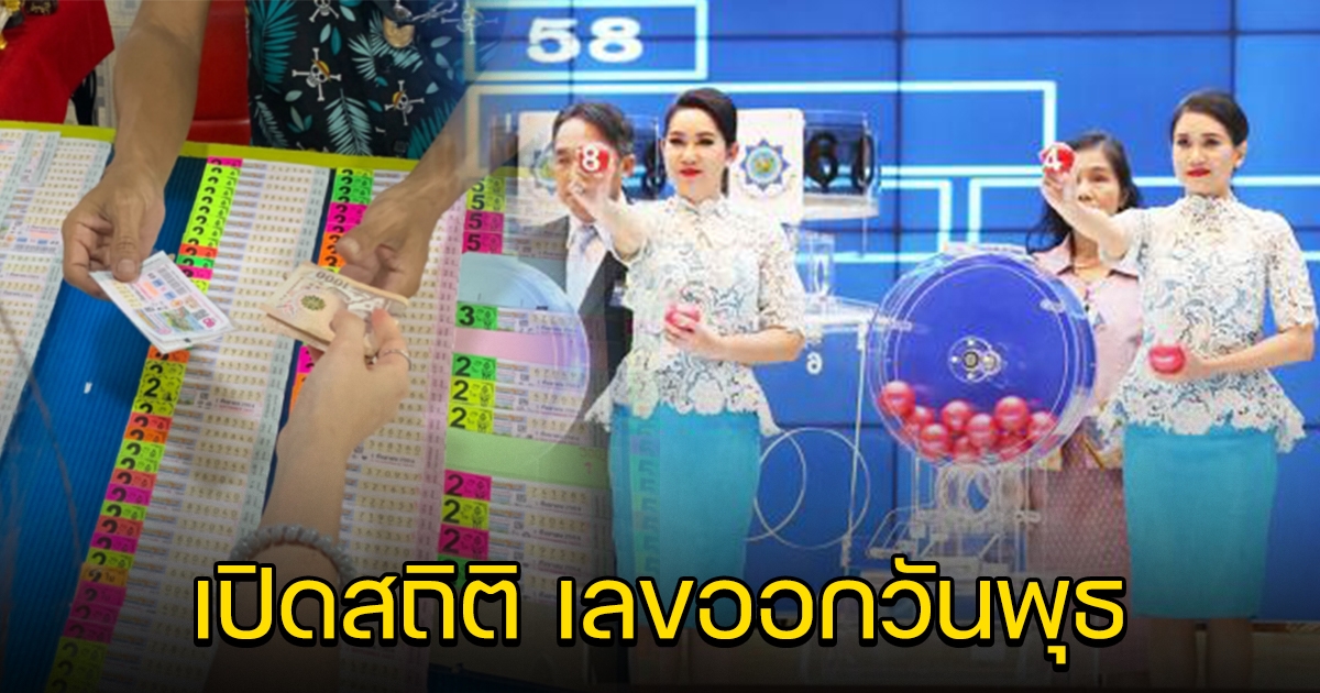เปิดสถิติ เลขออกวันพุธ