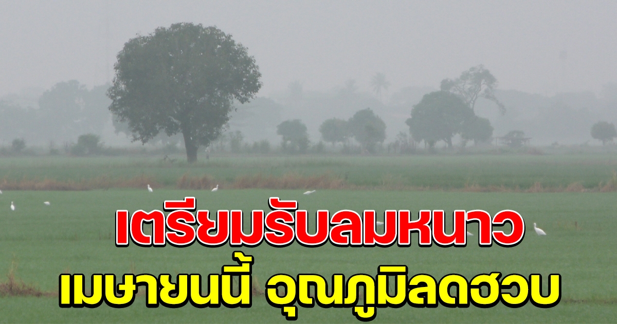 เมษานี้ เตรียมรับลมหนาว อากาศแปรปรวน อุณหภูมิฮวบ
