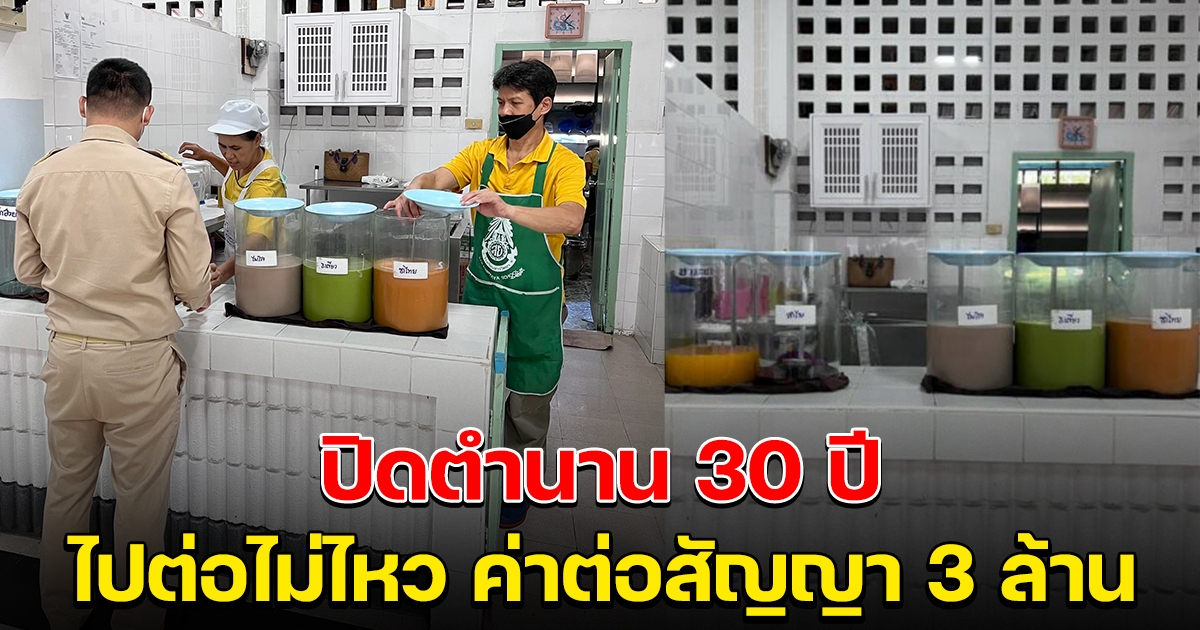ปิดตำนาน 30 ปี ร้านน้ำโหลแก้ว โรงเรียนดัง ไปต่อไม่ไหว ค่าสัญญาขั้นตํ่า 3 ล้าน