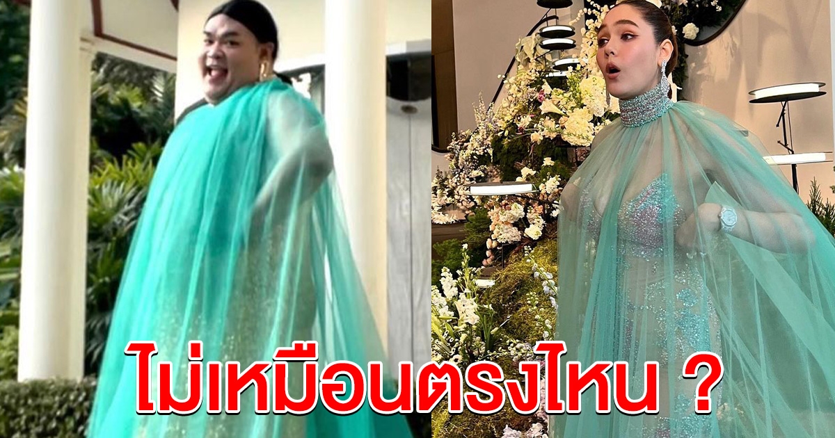 ไม่เหมือนตรงไหน ปิงปอง ตัดชุดโคฟเป็นชมพู่ โดนชาวเน็ตแซวแรง