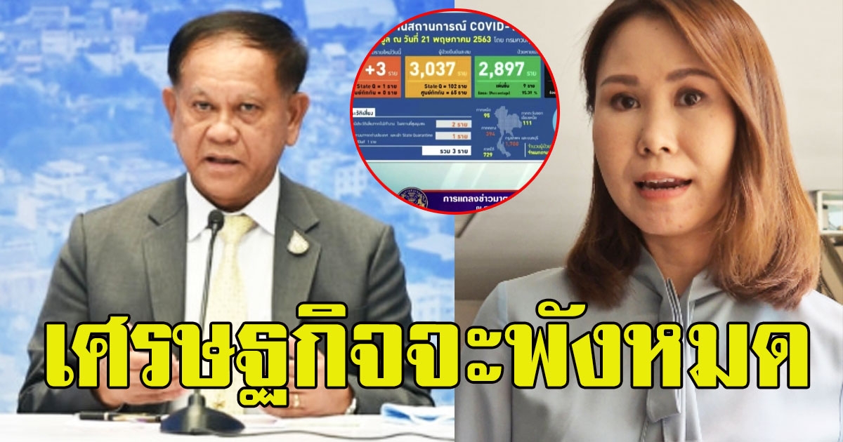 เศรษฐกิจจะพังหมด โบว์ แย้ง ต่อพ.ร.ก.ฉุกเฉินฯ