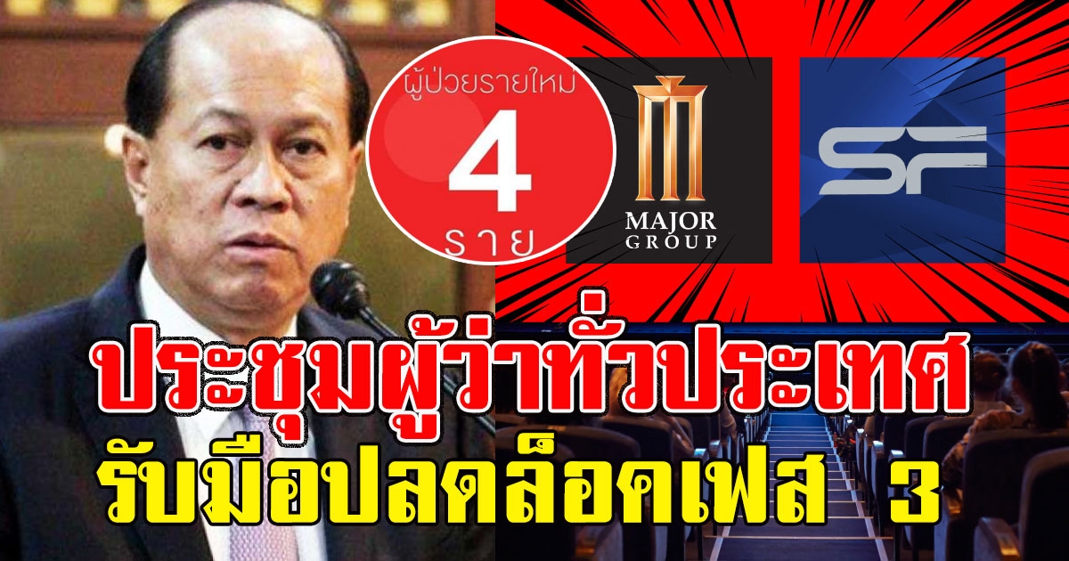 มท.1 ประชุมผู้ว่าทั่วประเทศ รับมือปลดล็อคเฟส 3 หลังศบค.อัพเดทผู้ติด covid รายใหม่