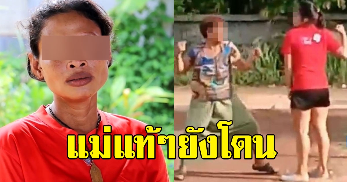 แม่แท้ๆยังโดน แฉหลานเนรคุณจิกหัวตบยาย