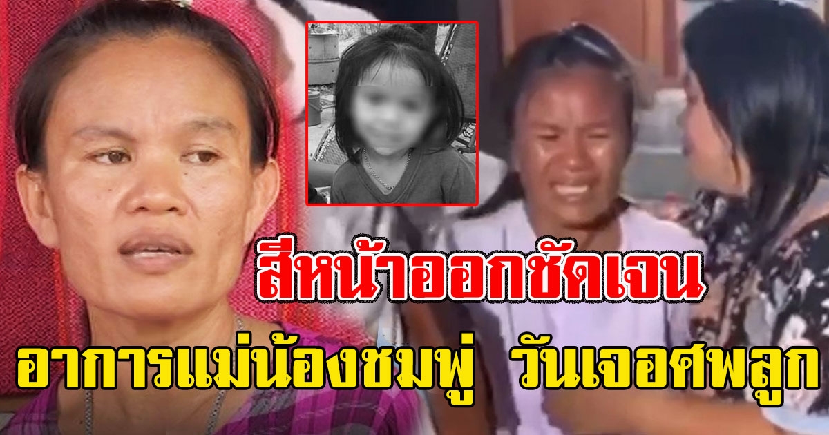 สีหน้าออกชัดเจน อาการแม่น้องชมพู่ วันเจอลูก