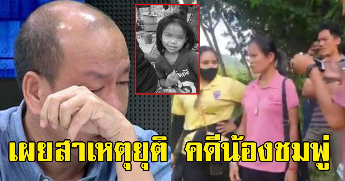 อัจฉริยะ พูดแล้ว สาเหตุยุติ คดีน้องชมพู่