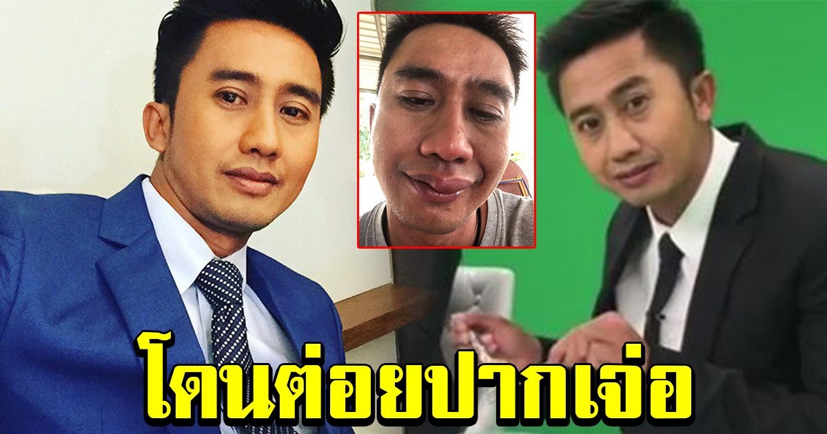 พิธีกรข่าวชื่อดัง โดนผึ้งต่อยปากเจ่อ