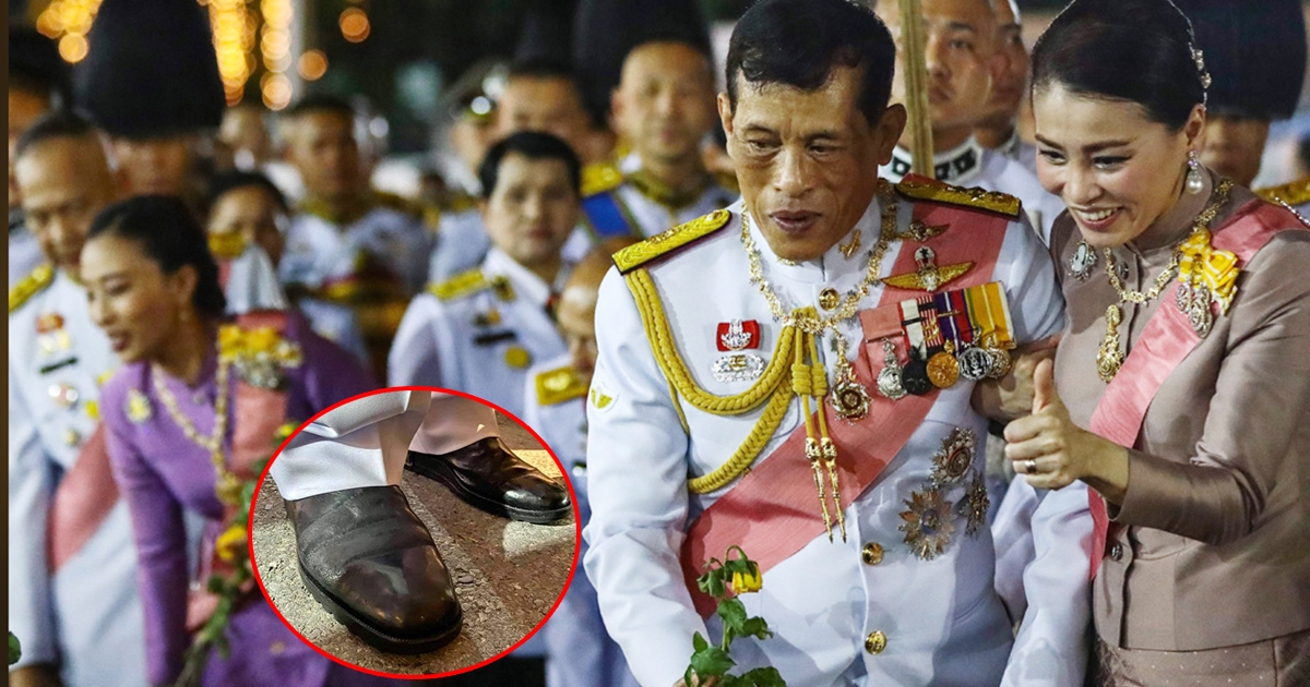 เผยภาพ ฉลองพระบาท ของ พระบาทสมเด็จพระเจ้าอยู่หัว