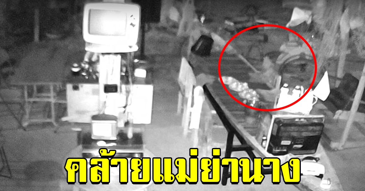 หนุ่มเปิดกล้องวงจรปิด เจอภาพปริศนา คล้ายแม่ย่านาง นั่งข้างเรือไม้โบราณ