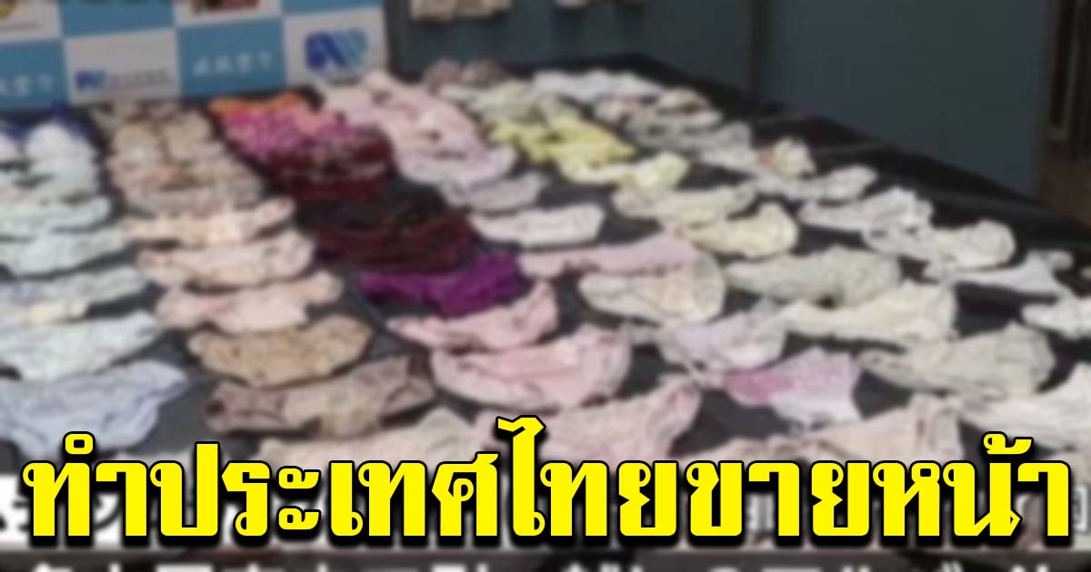 หนุ่มไทยถูกจับ หลังแอบขโมยกางเกงในสาวญี่ปุ่น ทำขายหน้าทั้งประเทศ