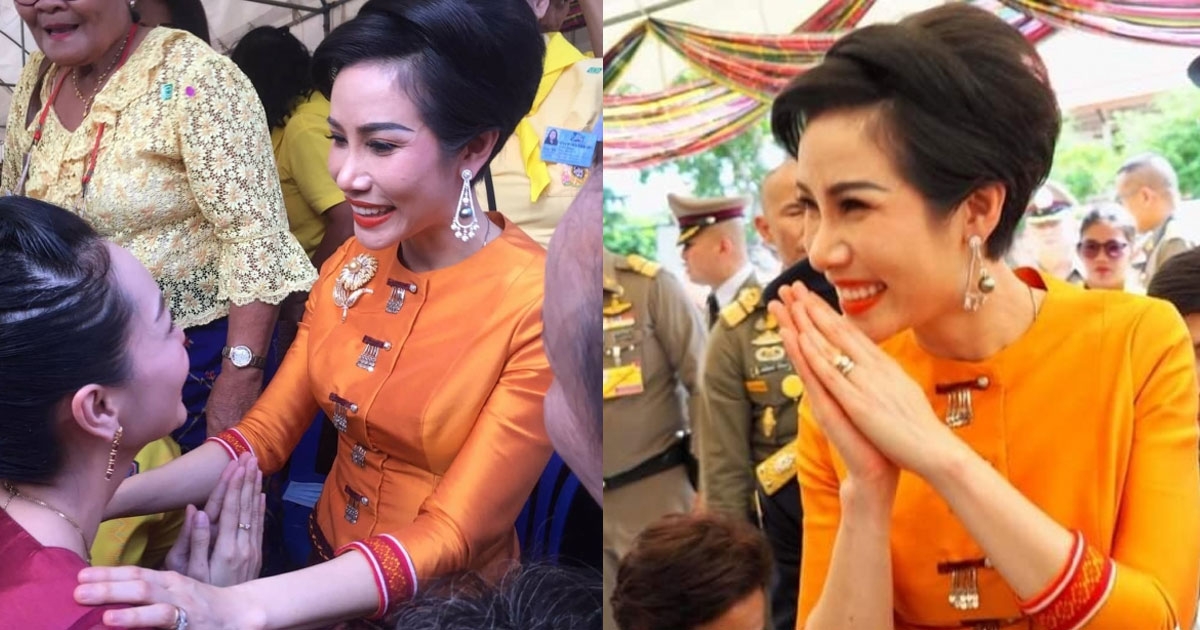 เจ้าคุณพระสินีนาฏ ถวายผ้าไตร-เครื่องสังฆทาน วัดบูรพาราม ร่วมถ่ายรูปกับปชช.อย่างเป็นกันเอง