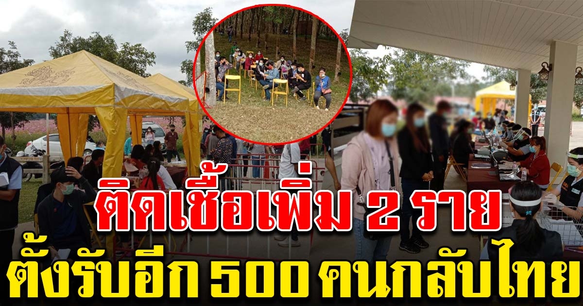 พบคนไทยกลับจากเมียนมา ติดเชื้อเพิ่มอีก 2 ราย จนท.เร่งตั้งศูนย์รับอีก 500 คนกลับไทย