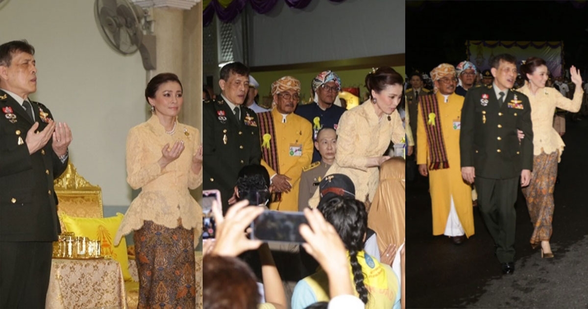 ในหลวง พระราชินี ทรงประกอบพิธีดูอาร์ขอพร