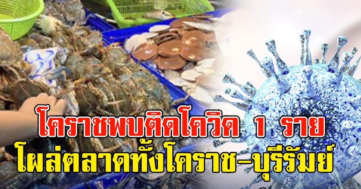 ลามไปทั่ว โคราชพบ 1 ราย พบโผล่ตลาดทั้งโคราช-บุรีรัมย์