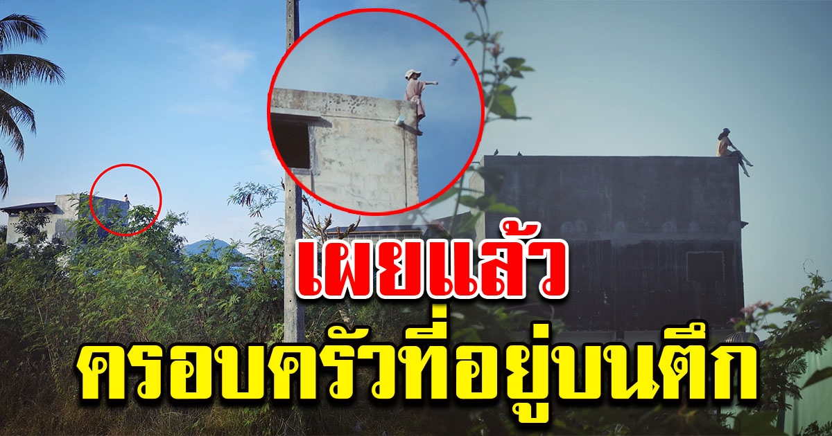 เผยแล้ว ครอบครัวที่อยู่บนตึก