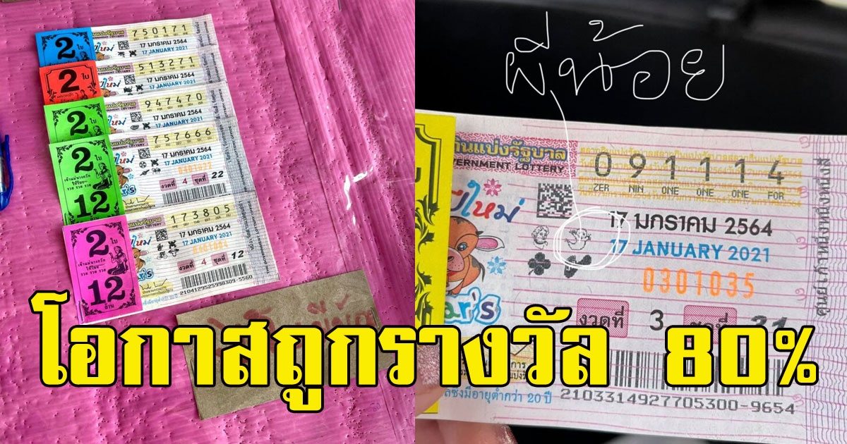 ความเชื่อใหม่ ล็อตเตอรี่มีรูป