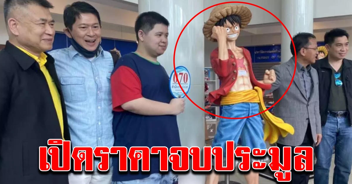 พ่อลูกชนะประมูล โมเดลลูฟี่