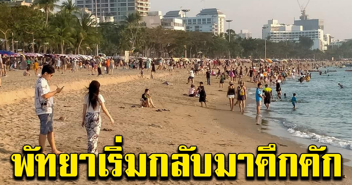 พัทยา เริ่มกลับมาคึกคักอีกครั้ง