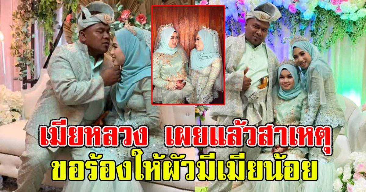สาวขอร้อง ให้สามี มีภรรยาอีกคน