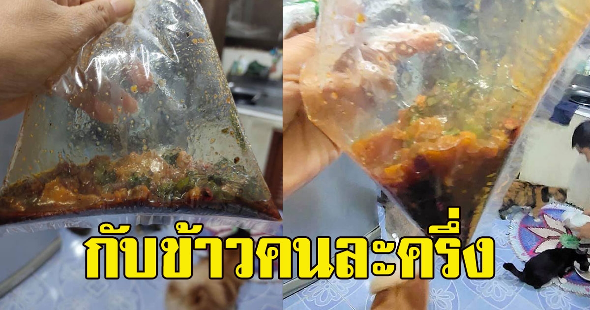 สาวใช้สิทธิ์คนละครึ่งสั่งกับข้าว ถึงบ้านต้องตกใจแรง